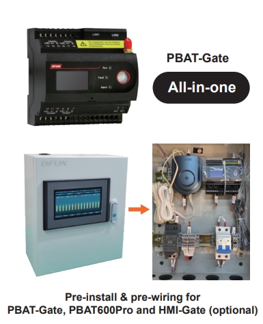 وحدة التحكم الرئيسية لنظام مراقبة بطارية UPS PBAT-Gate