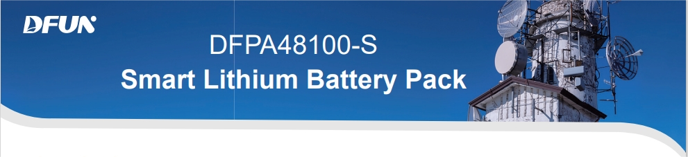 DFPA48100 48V 100AH ​​LiFePO4 عنوان حزمة بطارية ليثيوم أيون 